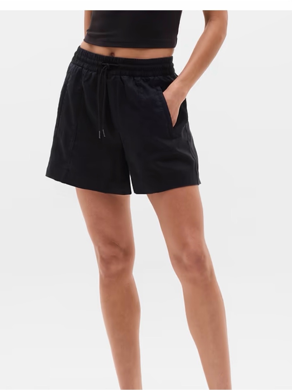Athleta Retreat Linen Shorts
